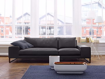 EXCLUSIF 2 - 3 seater leather sofa by Ligne Roset - view 2